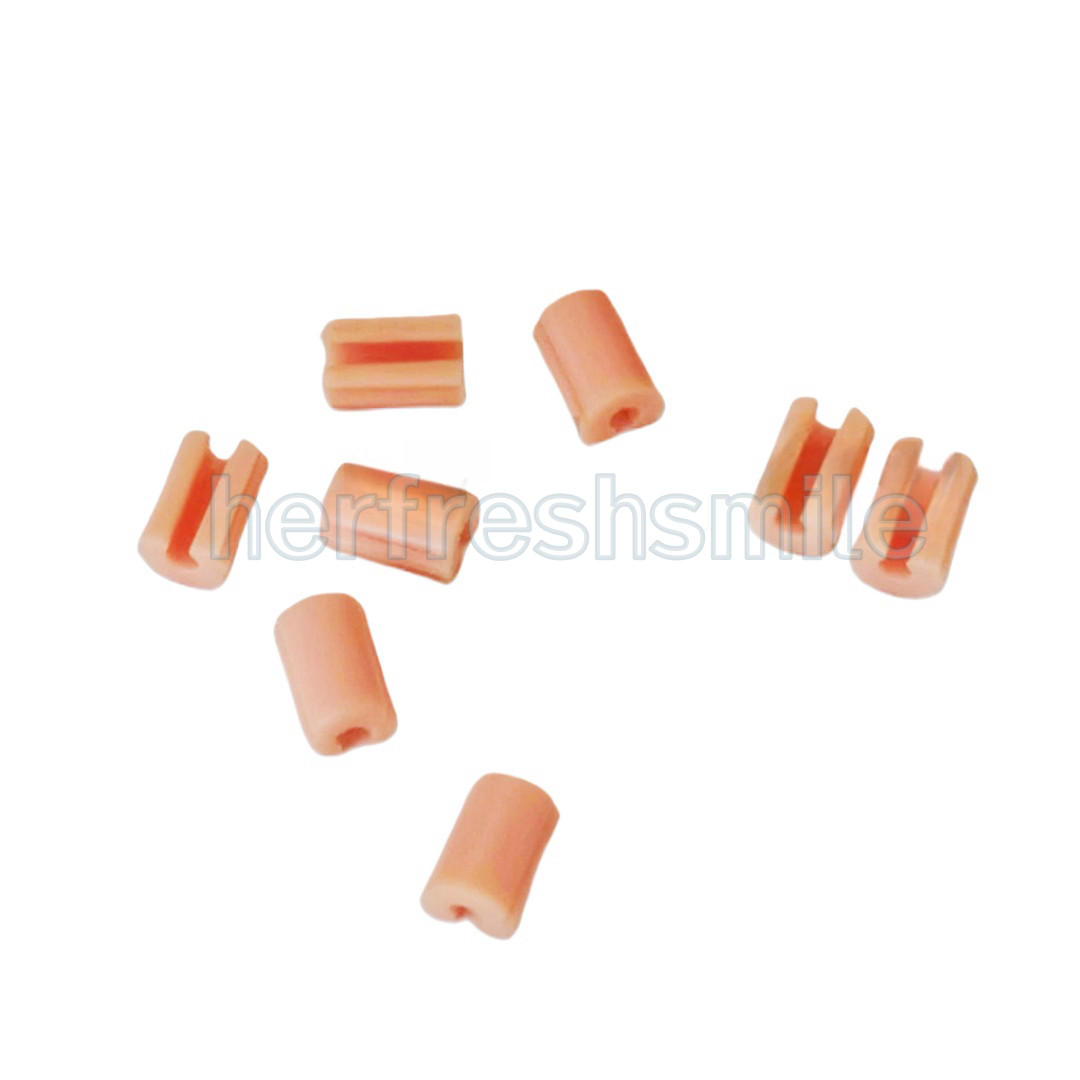 Dental Rider Female Yellow/Pink Riders Fits Hader Bar Attachment 4.5MM 7MM Lab