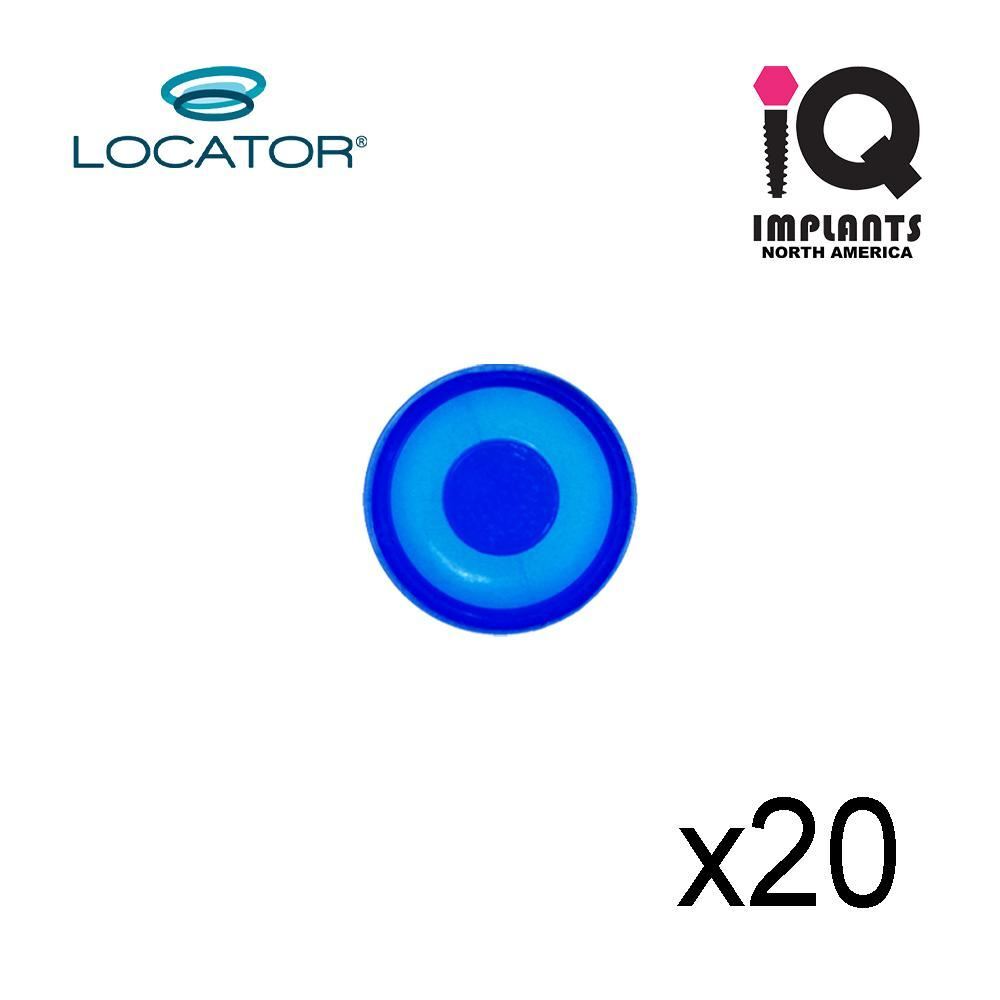 Zest LOCATOR Original Genuine Replacement Cap Standard X-Light, Blue 1.5lbs 20P