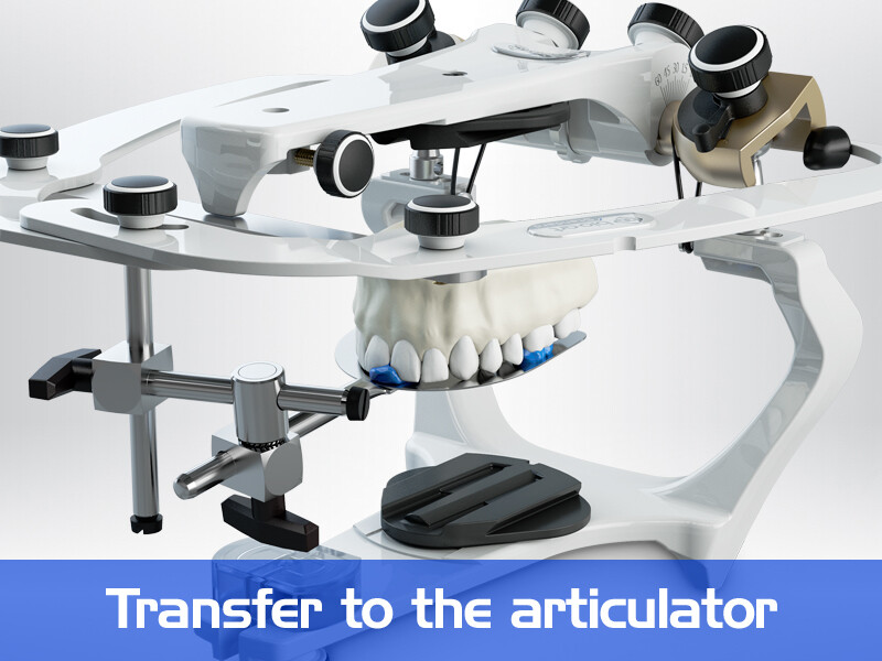 5pcs BIOART A7 Plus Standard Semi-Adjustable Articulator Facebow High Precision