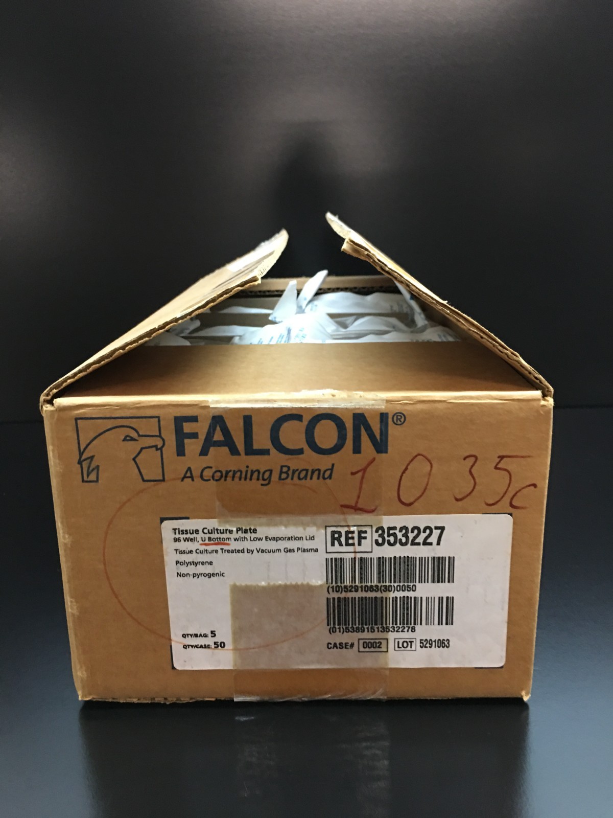 Corning Falcon REF 353227 96-well Bottom Culture Microplate 50-250µL Lot 45 PCS