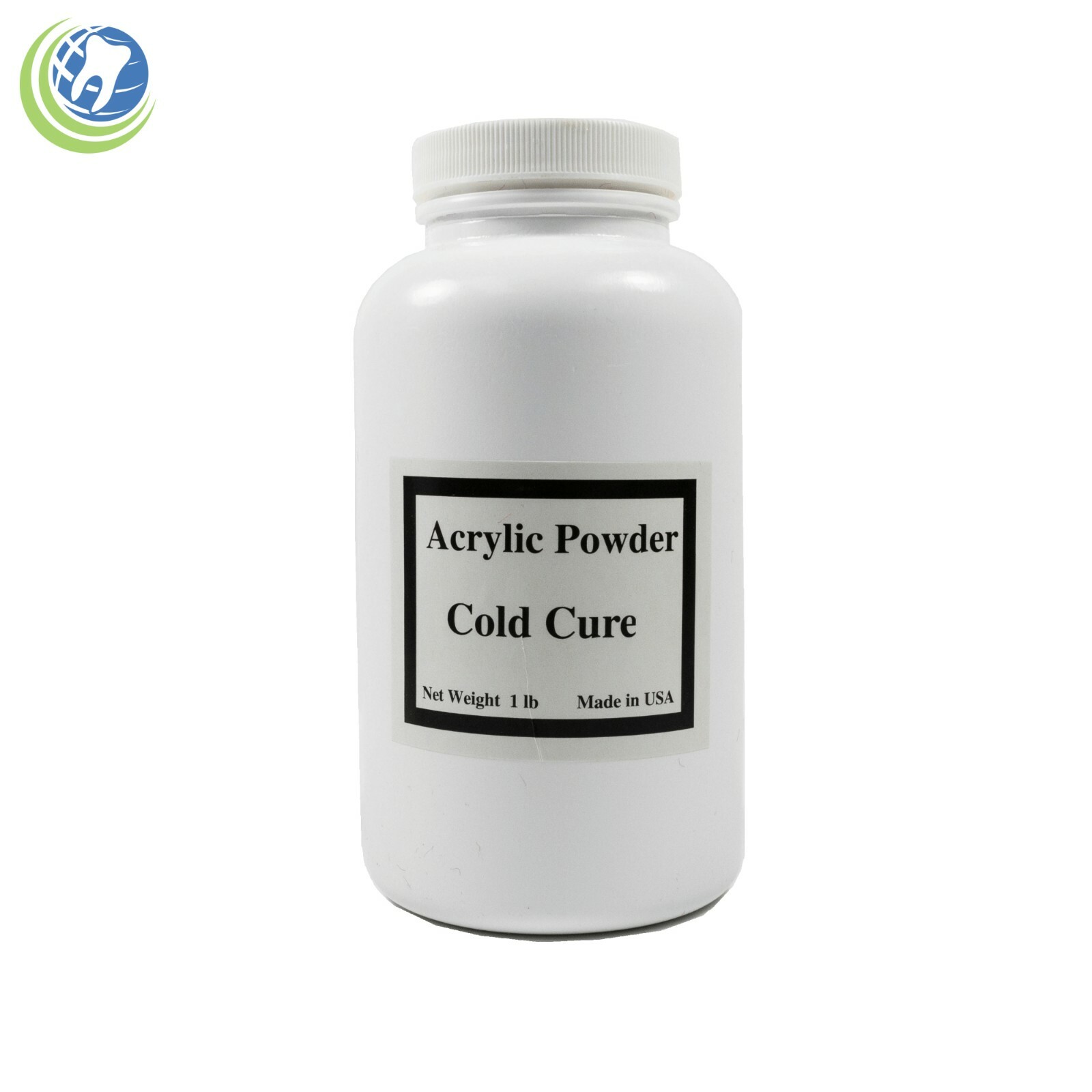 Dental Laboratory Dentist Self Cure Acrylic Powder Light Pink Veined Color 1 Lb.