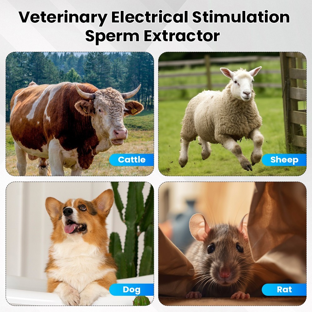 Portable Veterinary Ejaculator, Semen Collector for Livestock & Pets