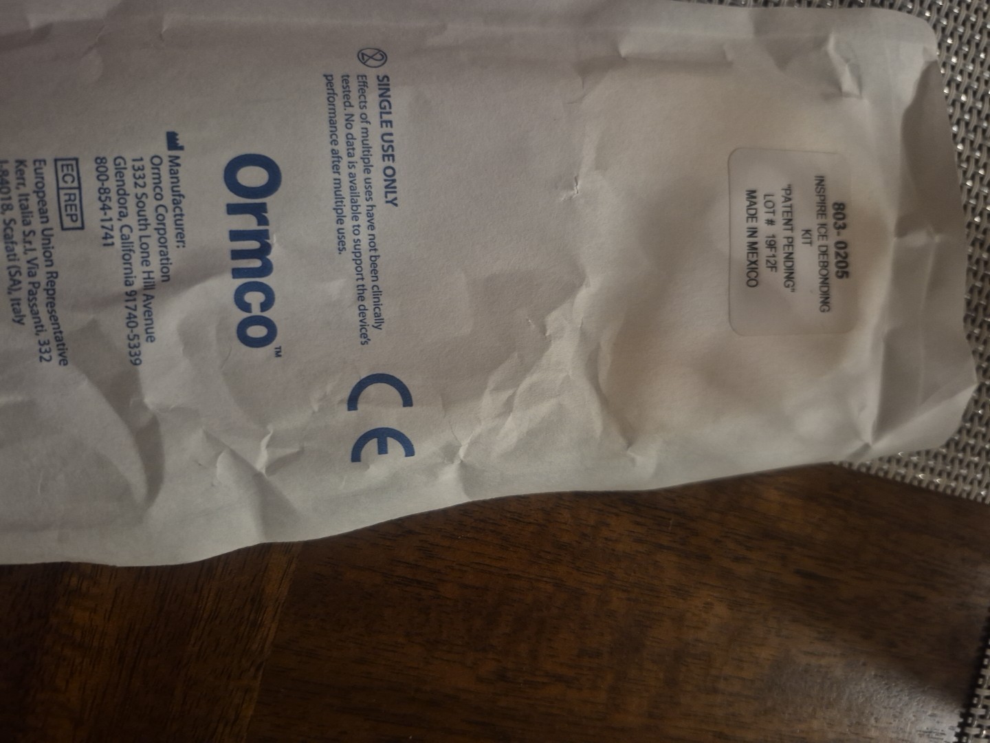 Ormco Inspire ICE Ceramic Bracket Debonding Kit