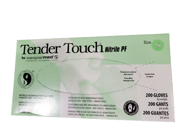 180 Count✔ Blue Nitrile Exam Gloves, Powder-Free, Tender Touch Size XL XLarge