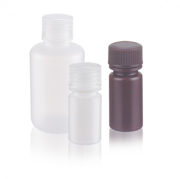 Duran 500ml Bottle, Narrow Mouth w/ CAP , HDPE, Leak Proof CASE OF 120
