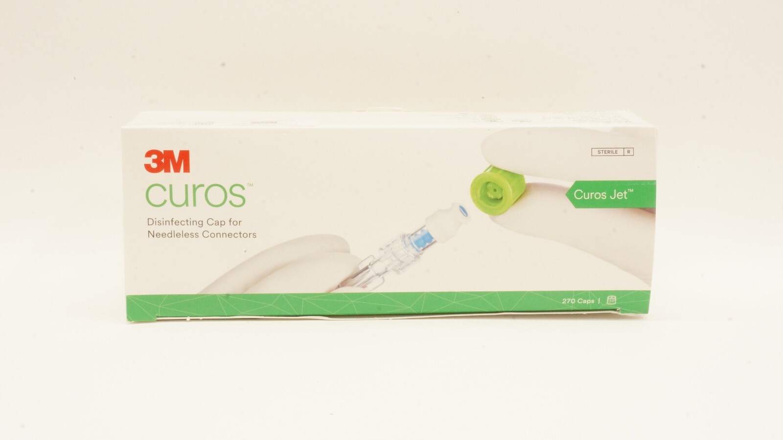 3M Curos IV & Port Disinfecting Caps, 70% isopropyl alcohol (IPA) Count of 100