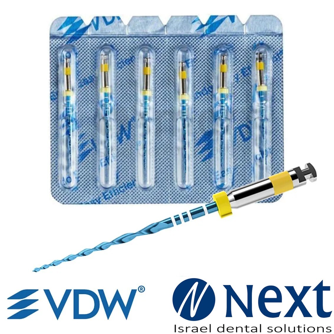 Dental Endo Files Reciprocating Thermal Root Canal Niti Rotary 25 mm L25 R50