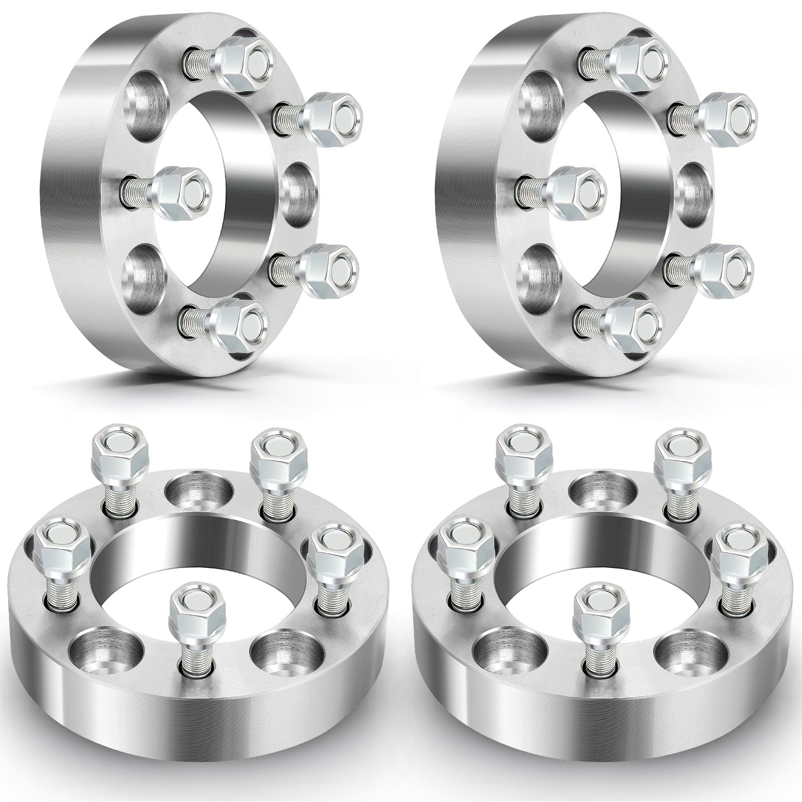 4Pcs 1.25″ 5×4.75 to 5×4.5 Wheel Spacers 5 Lug 12×1.5 87.1CB for S15 Jimmy 83-91