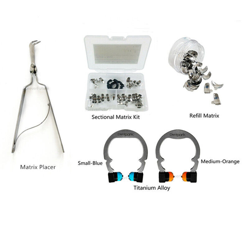 Dental Matrix Bands Ring Sectional Matrice Clamp Fit Garrison Palodent V3 System