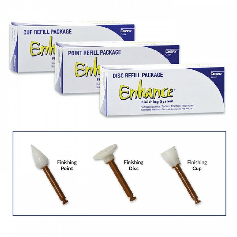 Dentsply Enhance Finishing Cups Disc And Point Composite Polishing Dental