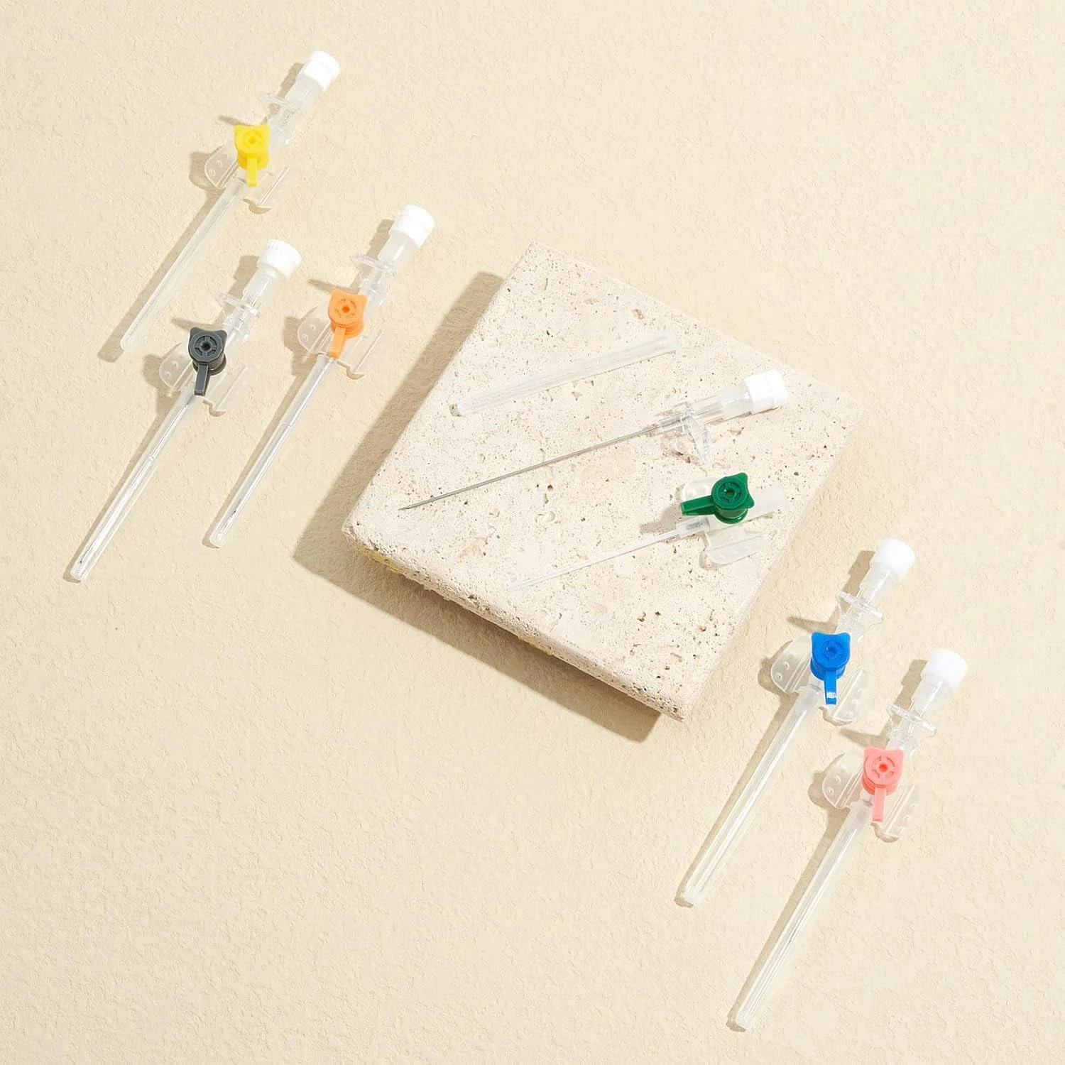 Practical 10/50pcs Disposable Catheter Cannula with Wing for Pet Dog Cat Animals