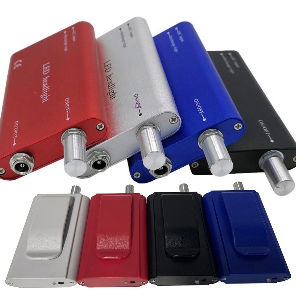 Rechargeable Battery 1800Mah with Belt Clip For Dental LED Head Light Black USA