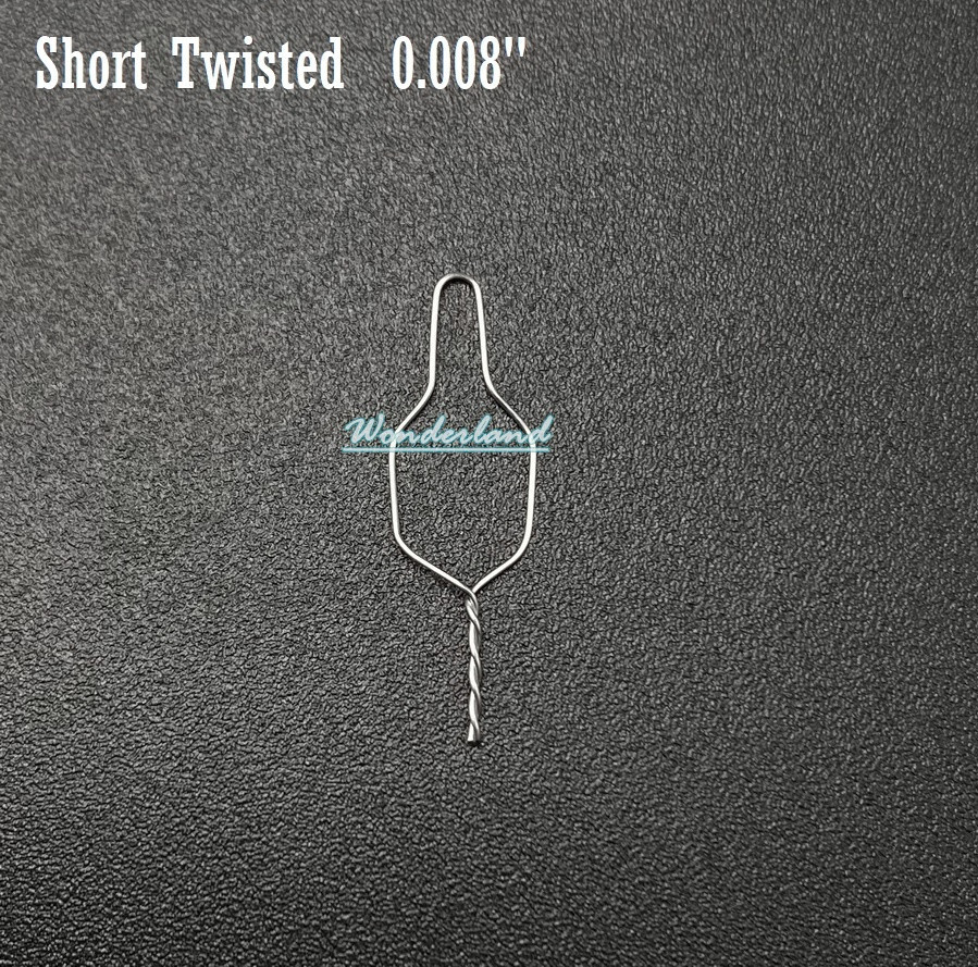 100x Dental Orthodontic Wire Preformed Kobayashi Ligature Ties Short Twist Wires
