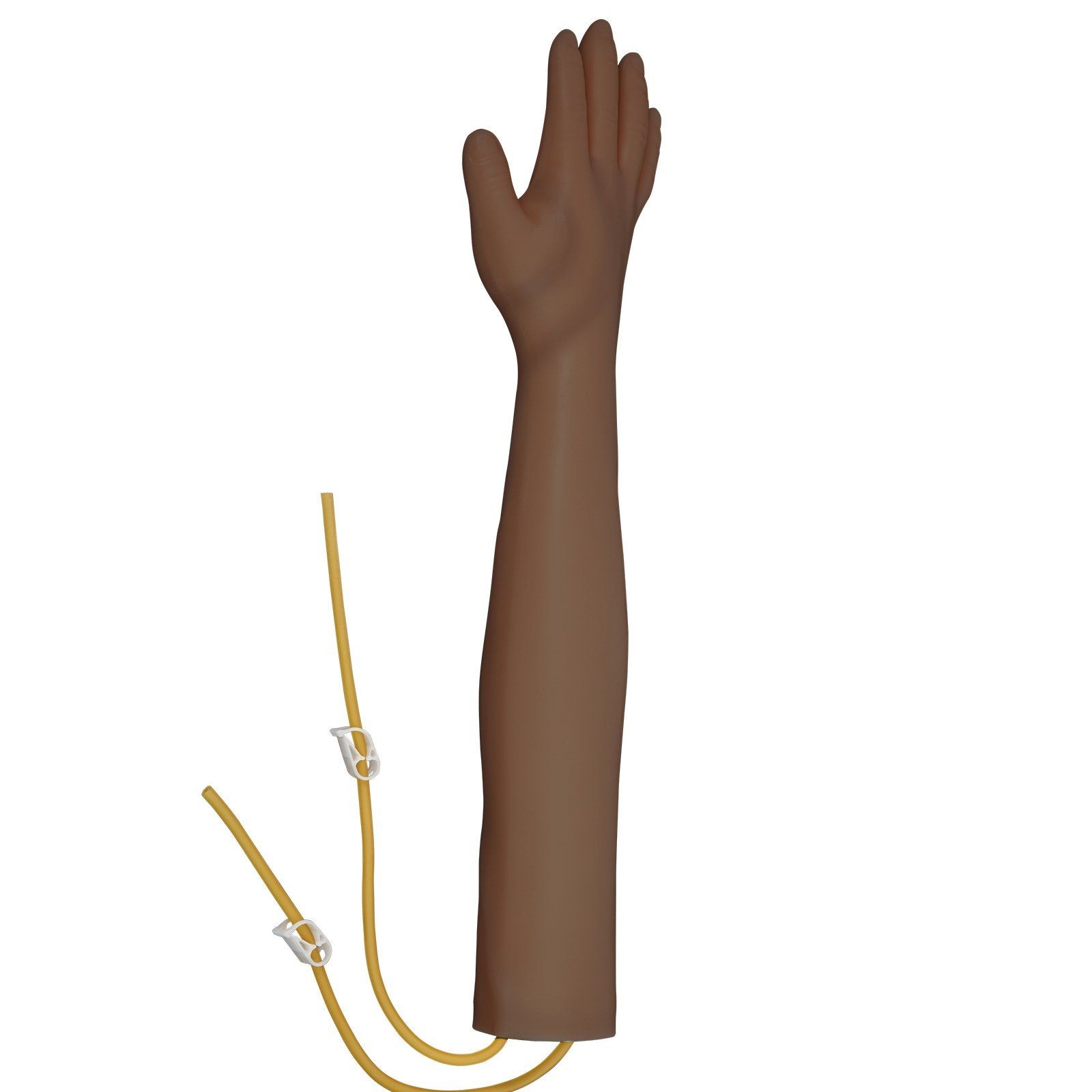 Phlebotomy Practice Arm Kit with Stand Dark Skin 40.5-68.5cm Lifelike