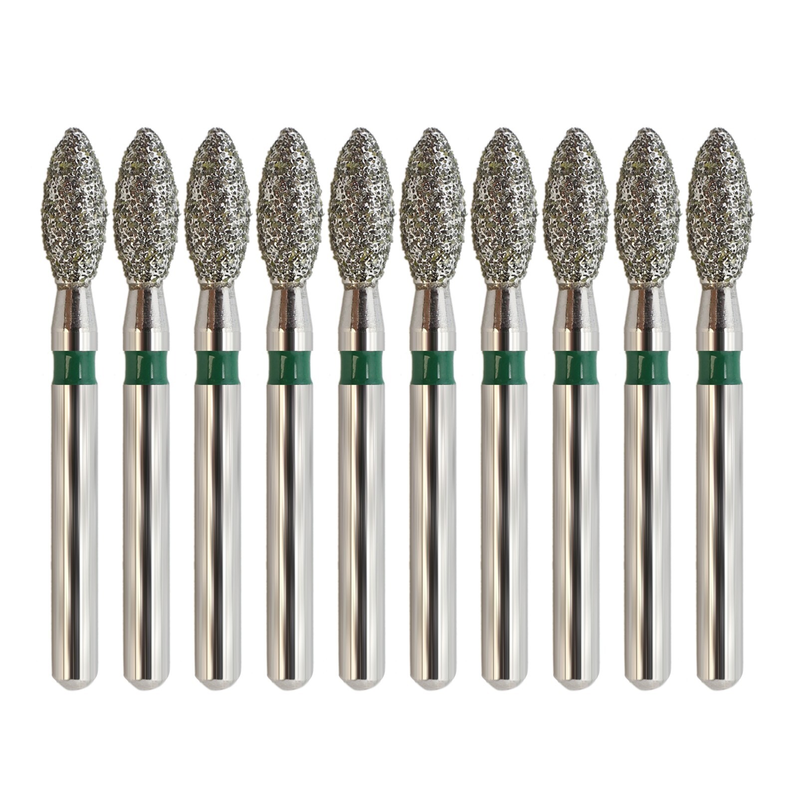 Multi-Use Dental Diamonds Football Egg Bur 368/023C Coarse Grit Friction Grip