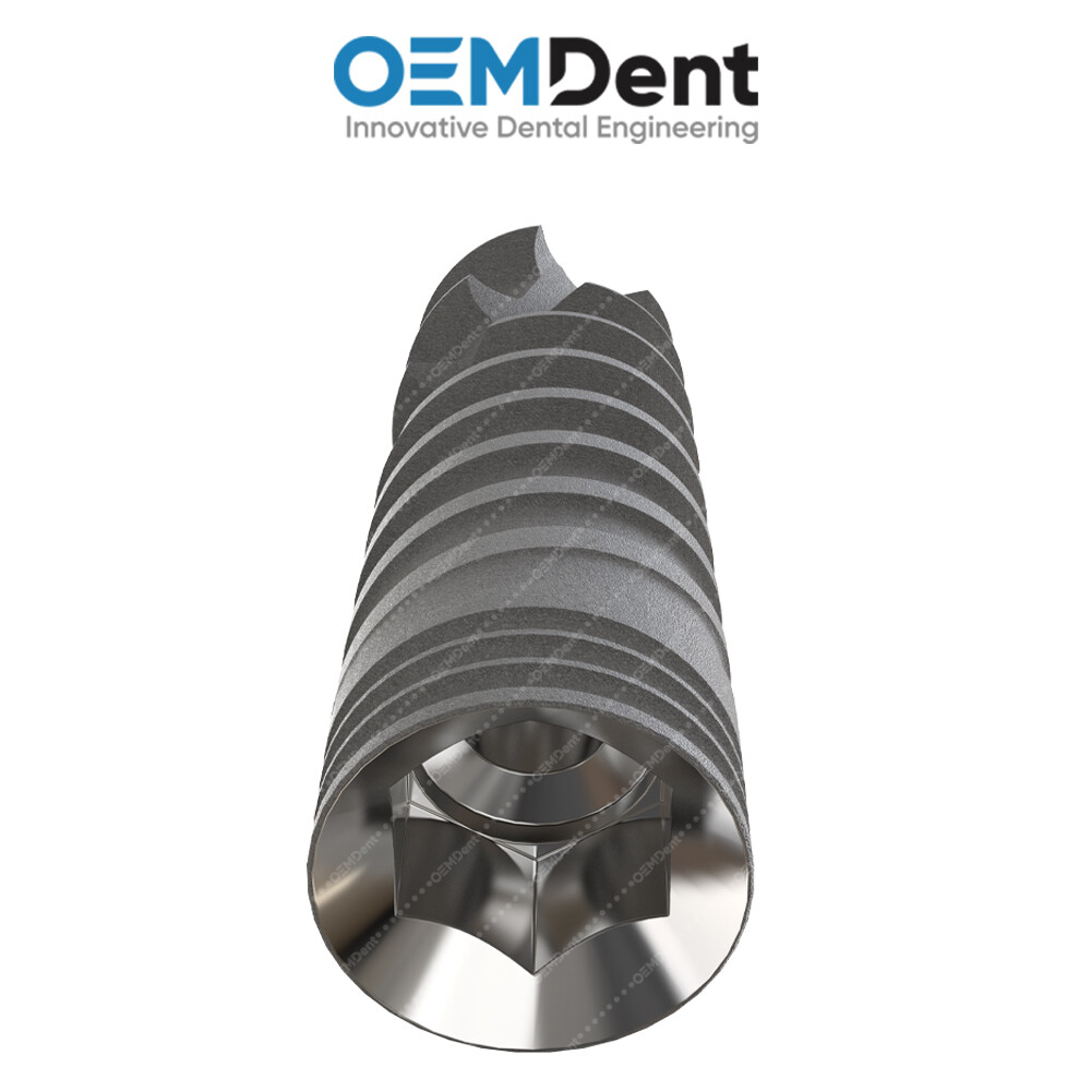 ABA Spiral Fixture – DSI® Compatible SLA Dental System Screw Hexagon 2.42mm