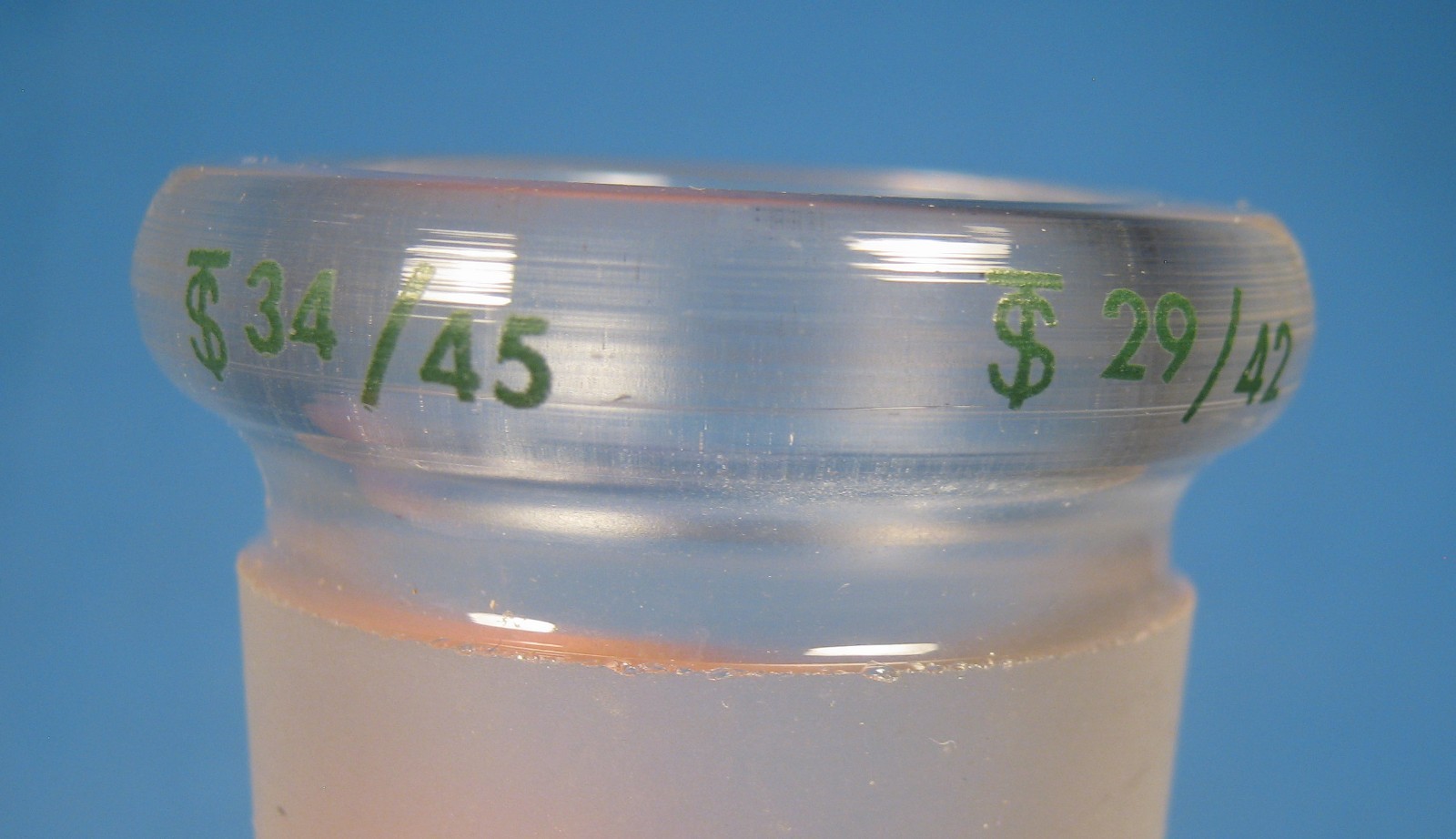 CHEMGLASS BUSHING REDUCING ADAPTER 34/45 TO 29/42 FREE SHIPPING 10-B