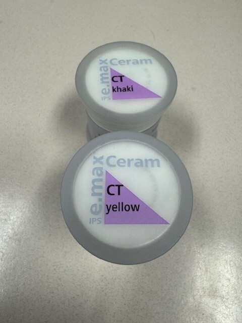 IPS e.max Ceram Cervical Transpa (brand new, sealed 20g bottles)