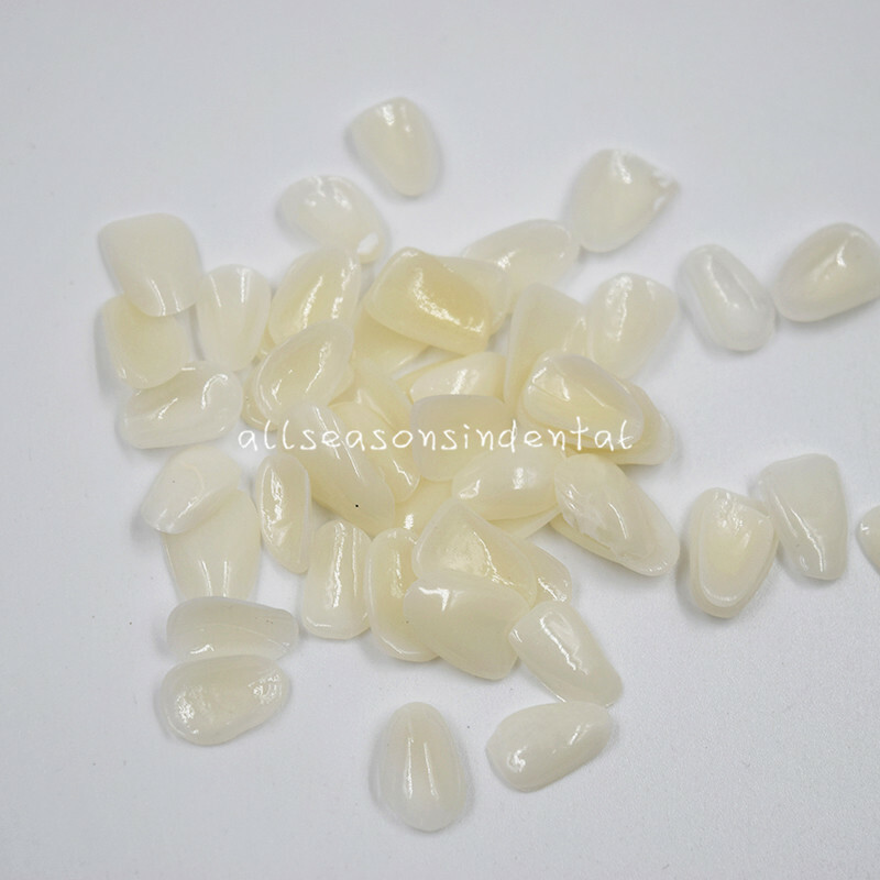 50 Pcs/Pack Dental Anterior Molar Patch Porcelain Film Material Temporary Crown