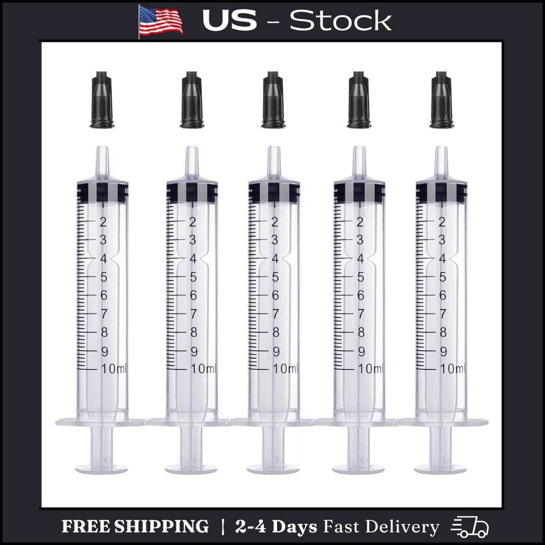 10ml Plastic Syringe Without Needle for Liquid – Measuring 10ml, transparent