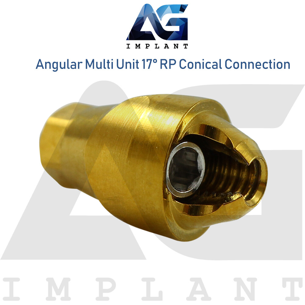 Angular Multi Unit Abut ment 17° Conical Connection RP 2.65mm Full Kit