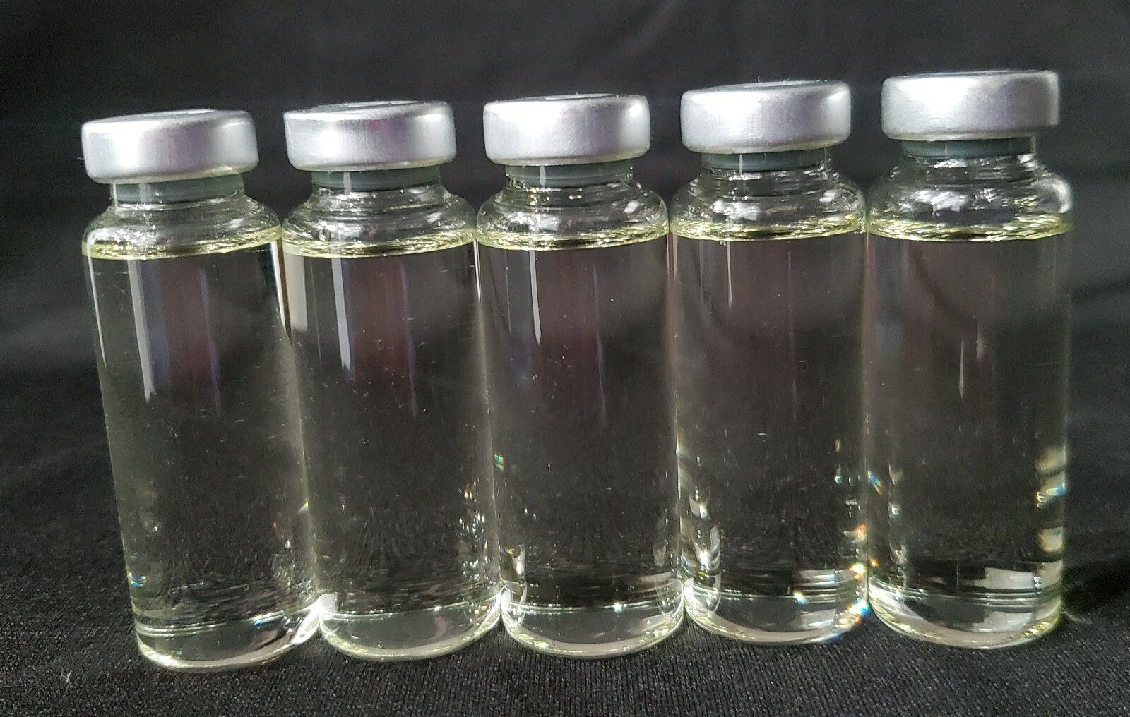 100pcs/pack Clear Glass Bottom Crimp-top Headspace Sample Vial 15/ 20ML Two Size