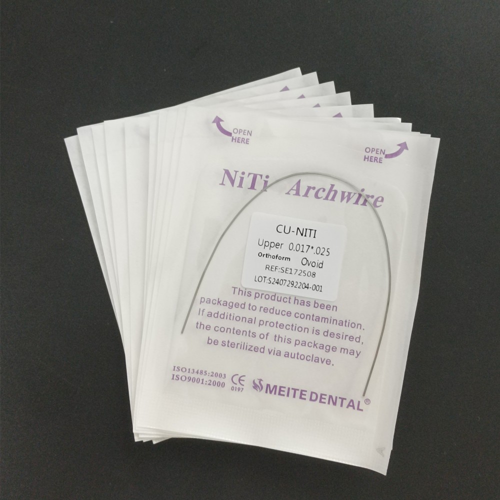 10Packs Dental Orthodontic Super Elastic Arch Wires Copper Cu-NiTi Rectangular