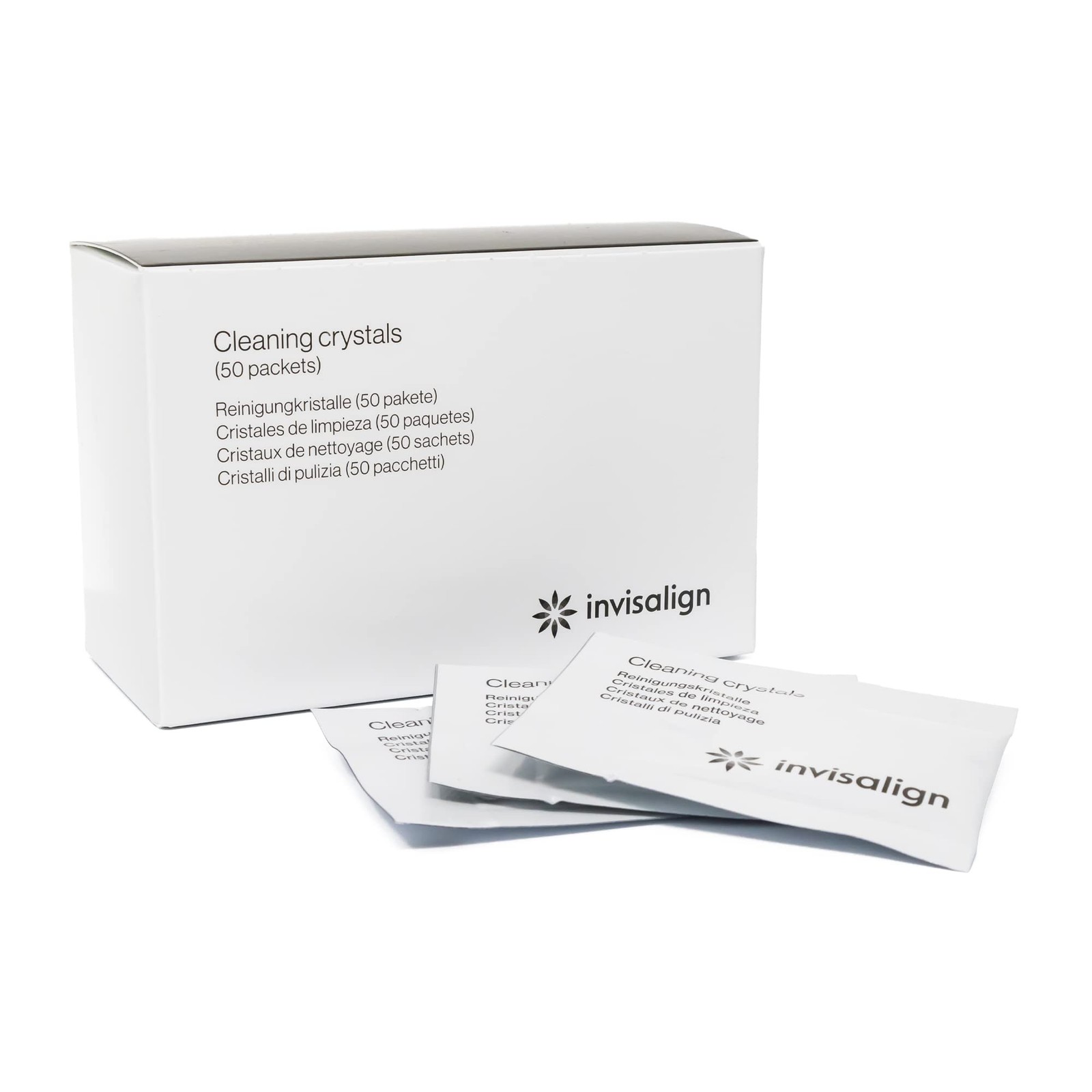INVISALIGN Cleaning Crystals for Clear Aligners and 50 Count (Pack of 1)