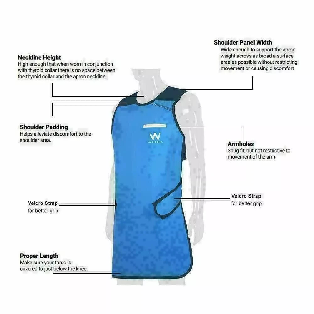 X-Ray Protective Protection Double Side Lead Apron 0.5mmPb