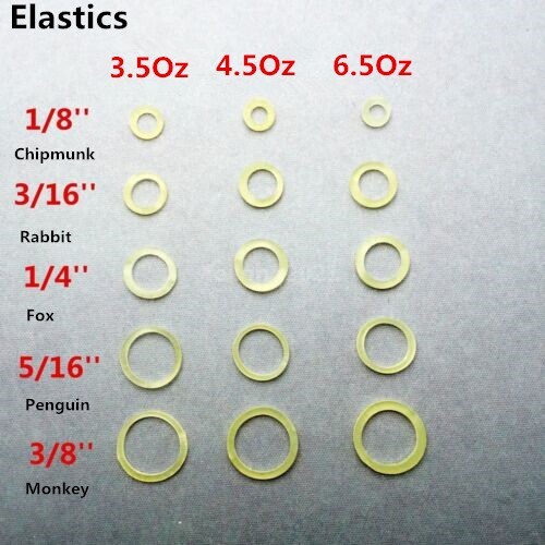 100Pcs Rubber Bands Dental Orthodontic Elastics Latex Braces 3.5/4.5/6.5OZ