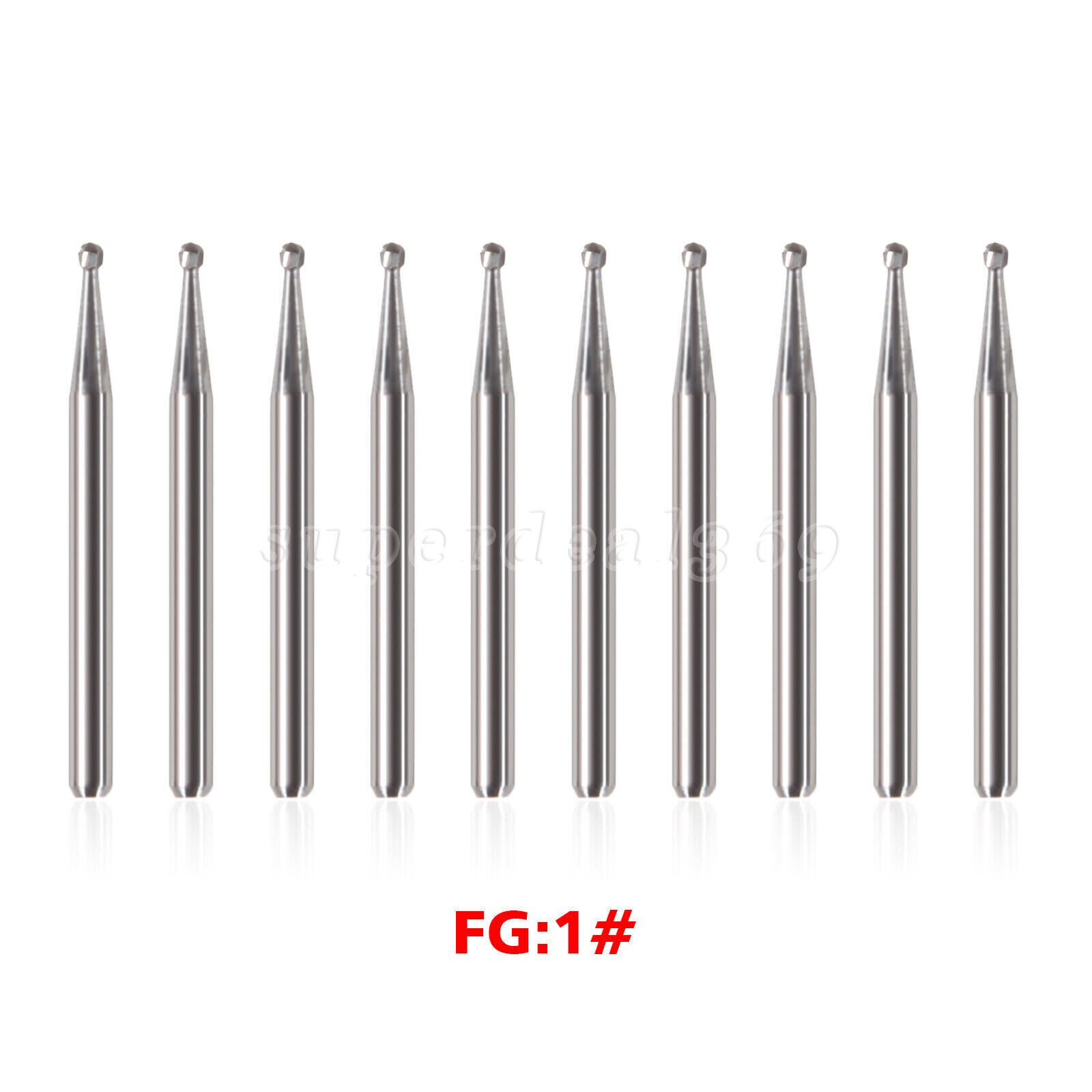 Dental Surgical Bur 19/25mm Carbide Bur Friction Grip FG Round For High Speed MD