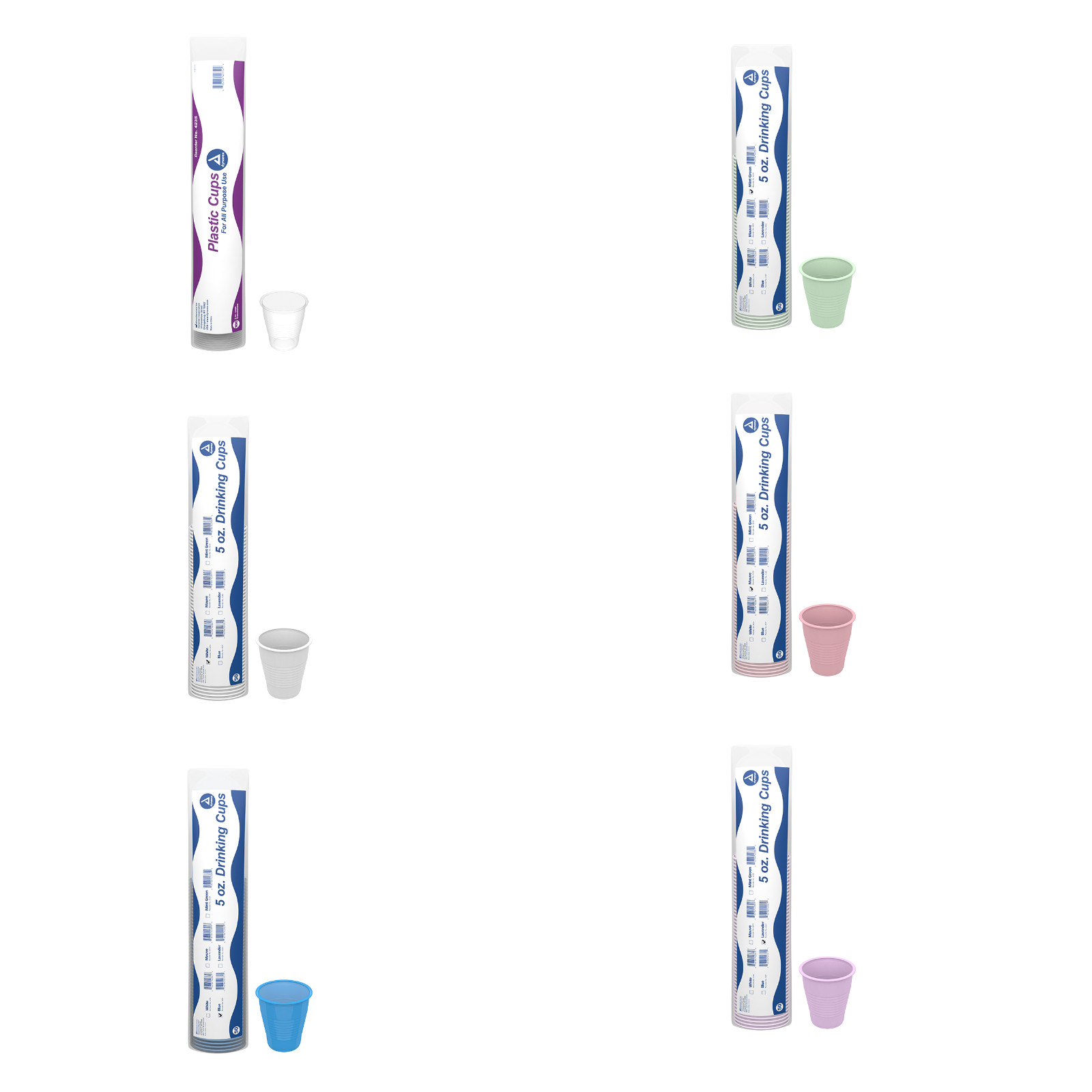 Dental Office Patient Medical Cups 3 & 5 oz Plastic Drinking Disposable, 20%OFF