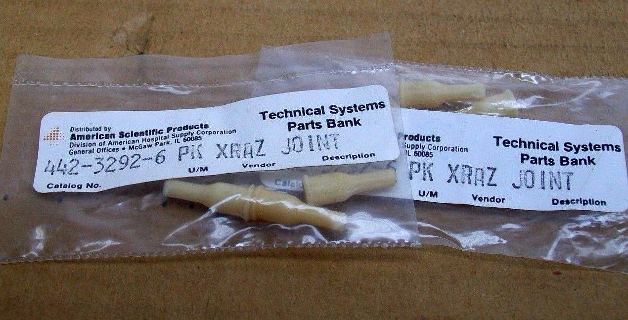 NOS LOT OF 30 VARIOUS BAXTER HEALTHCARE TUBES CONNECTORS JOINTS STOPPERS BM