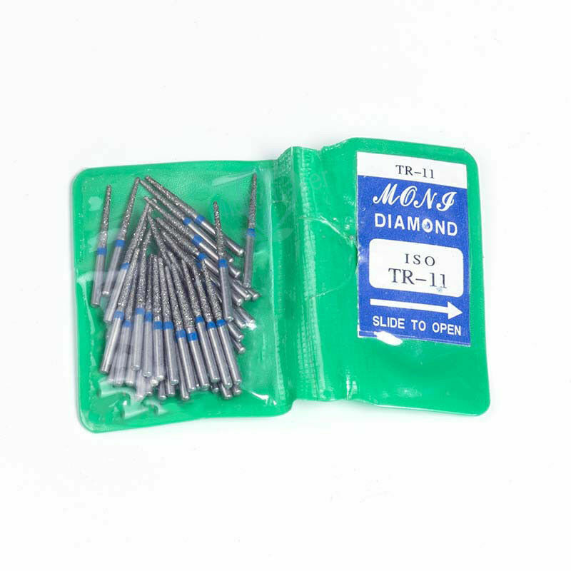 50Pcs/pack Dental FG Diamond Burs for High Speed Handpiece Friction Grips
