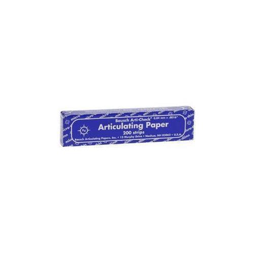 Bausch BK09 Arti-Check Articulating Paper Strips Micro-Thin Blue .0016″ 200/pk