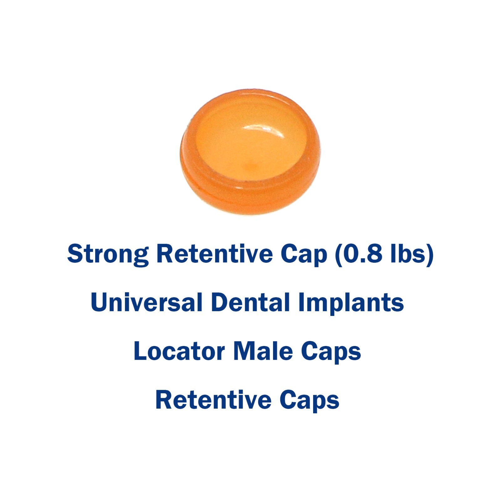 Dental Universal Retention Caps Xtra-Soft Retentive (0.8 lbs) Remova Insert Tool