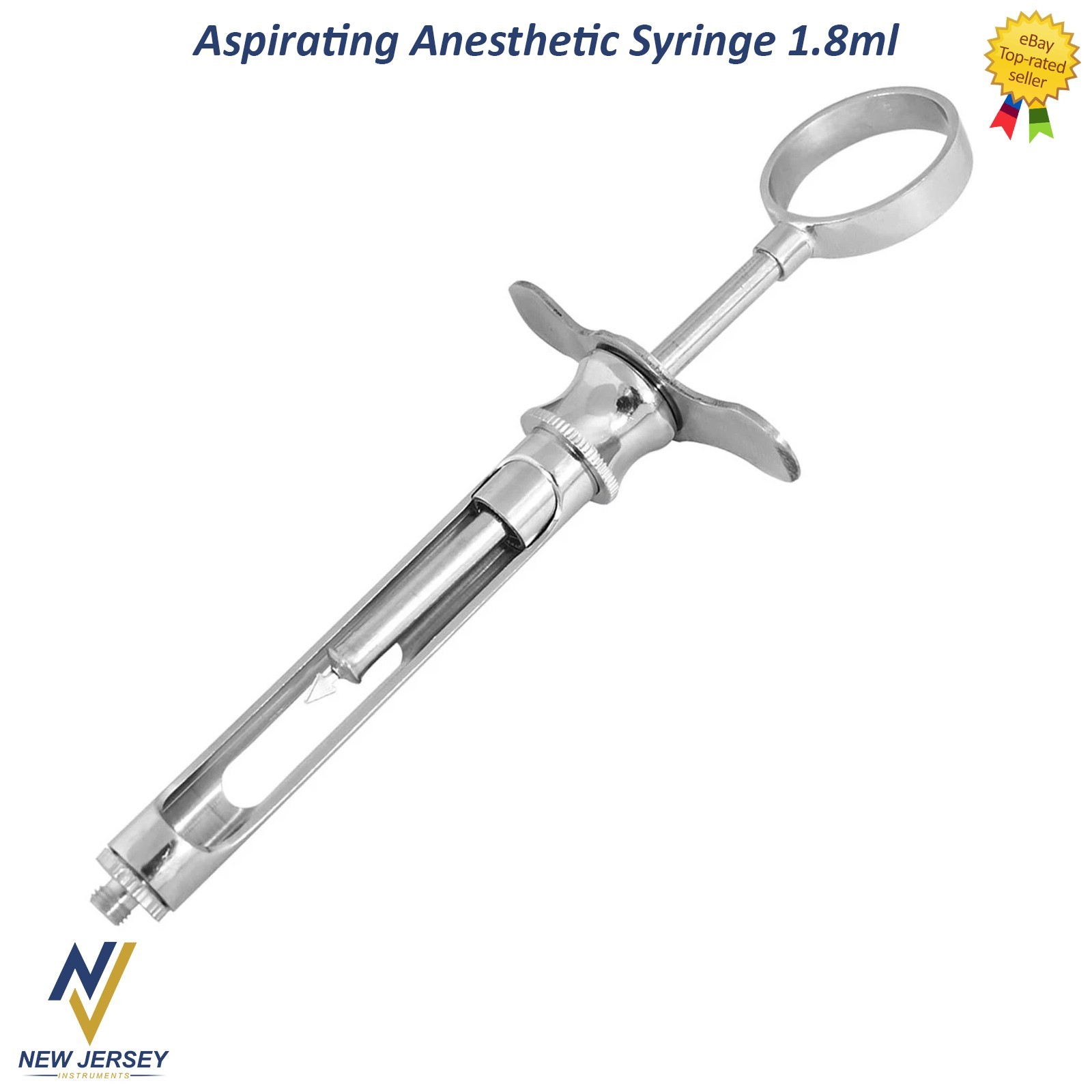 Dental Anesthetic Self Aspirating Syringes 1.8ml Auto Passive Syringe Set of 6