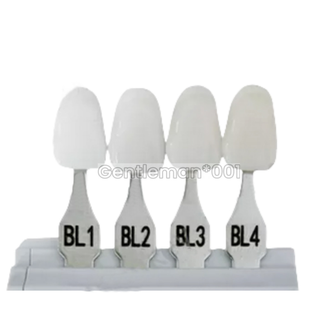 Dental Bleached A-D Shade Guide Bleached Chart Teeth Whitening Based Vita