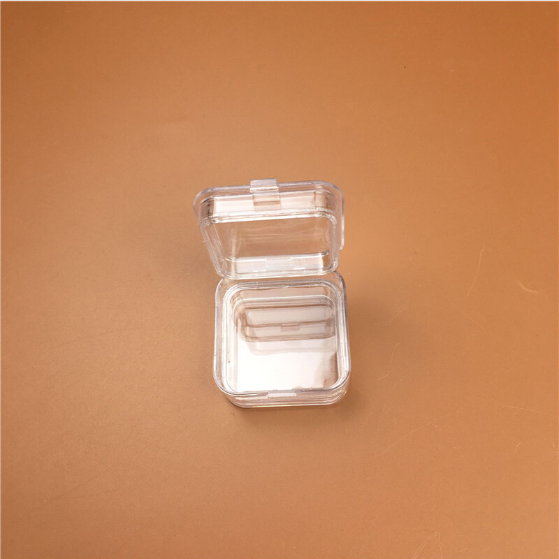 10pcs 2 Inch denture Tooth Box Membrane Plastic Transparent Tooth box to storage