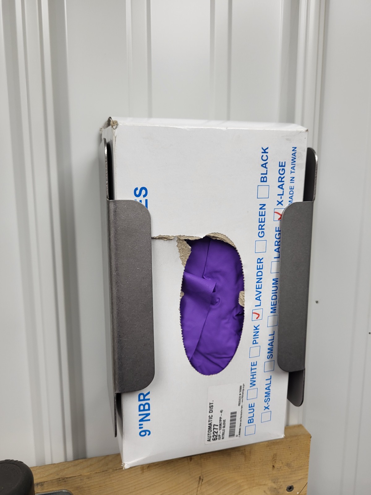 Disposable Glove Box Holder Wall Mounted 304 Stainless Steel