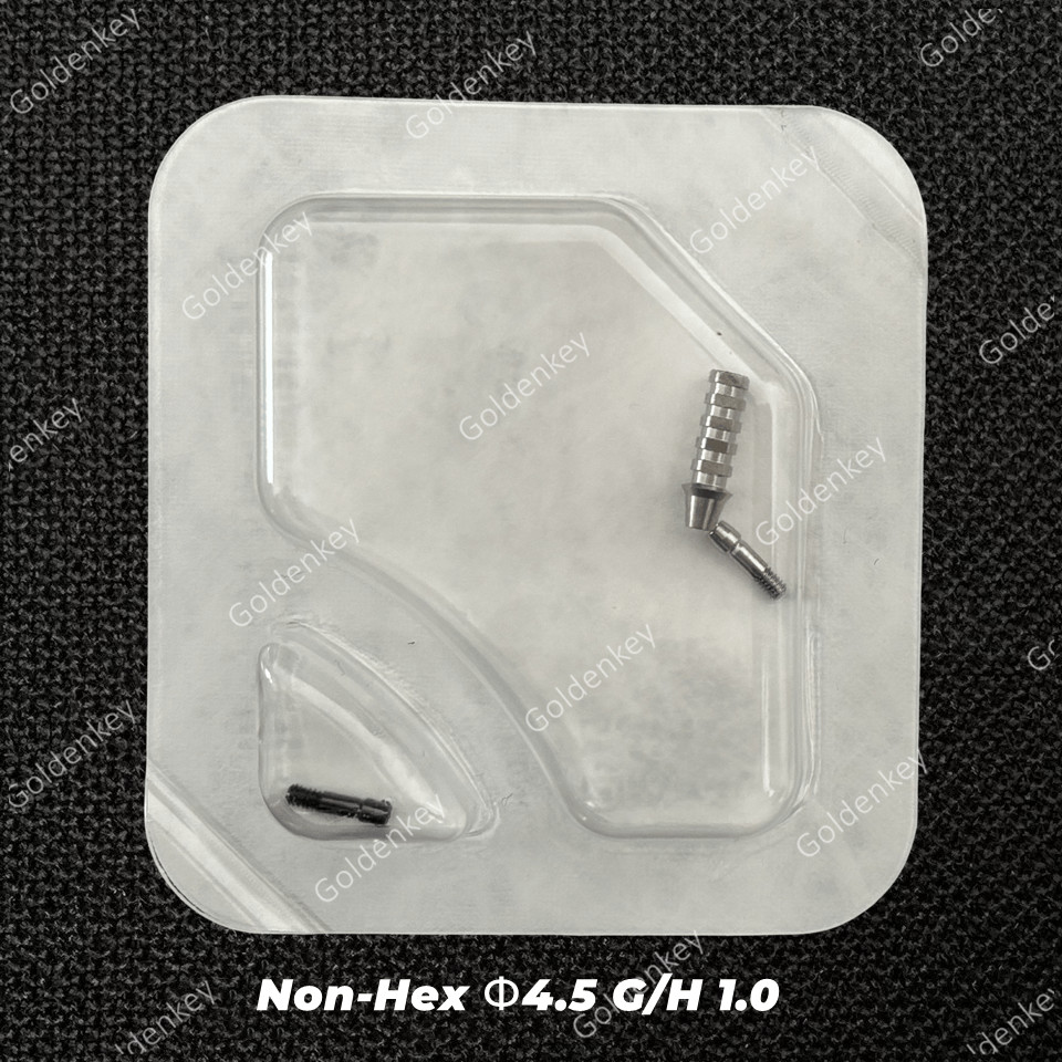 Dental ET Temporary Abutment Mini Regular Ti Screws EbonyGold Osstem Φ4.0 Φ4.5