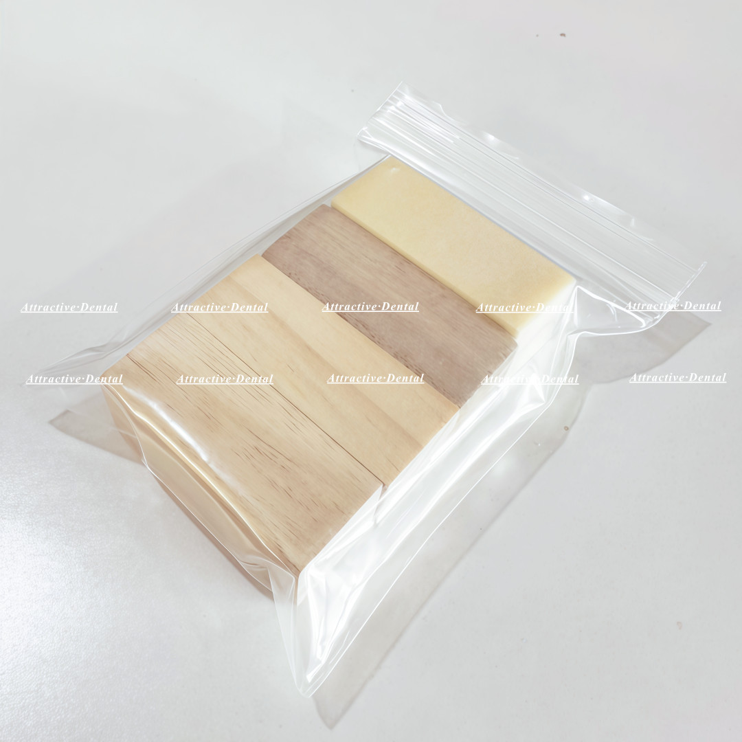 Dental Implant Study Use Jaw Bone Replica Practice Model Wood Blocks D1-D4
