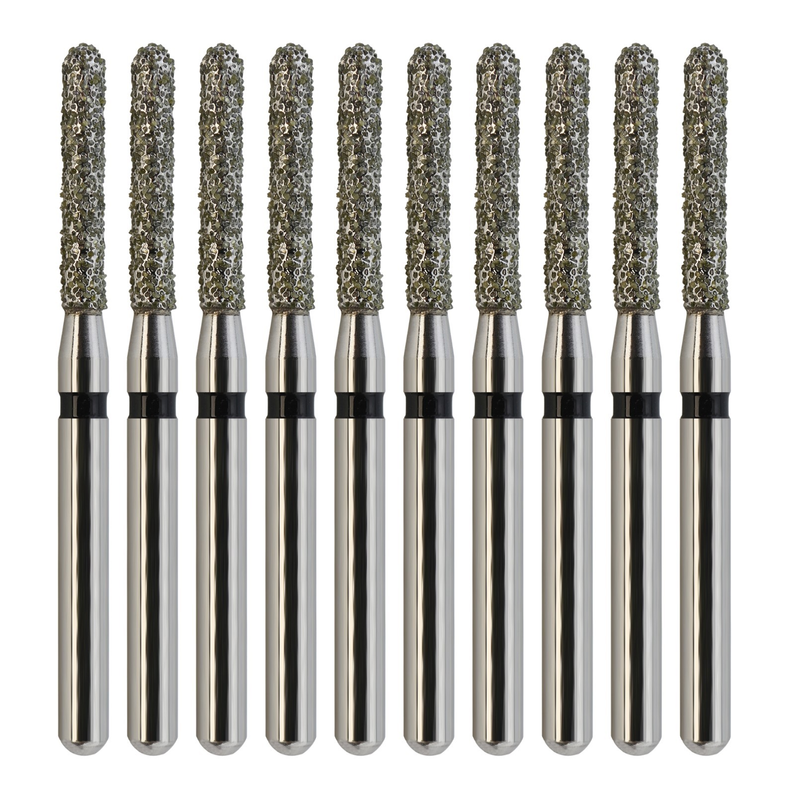 Dental Diamond Burs FG Round End Taper Cylinder High Speed 850 856 Friction Grip
