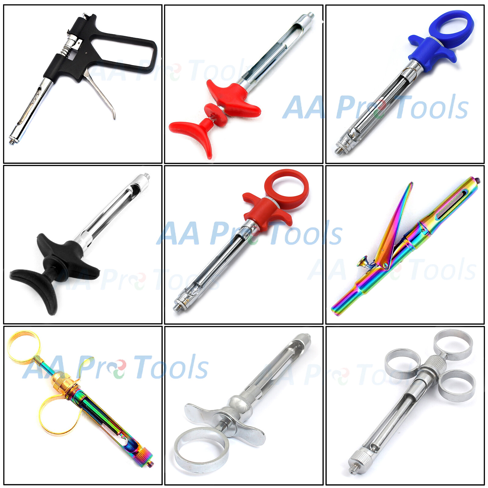 Self Aspirating Dentist Syringes 1.8ml Anesthetic Syringe Anesthesia (PICK)