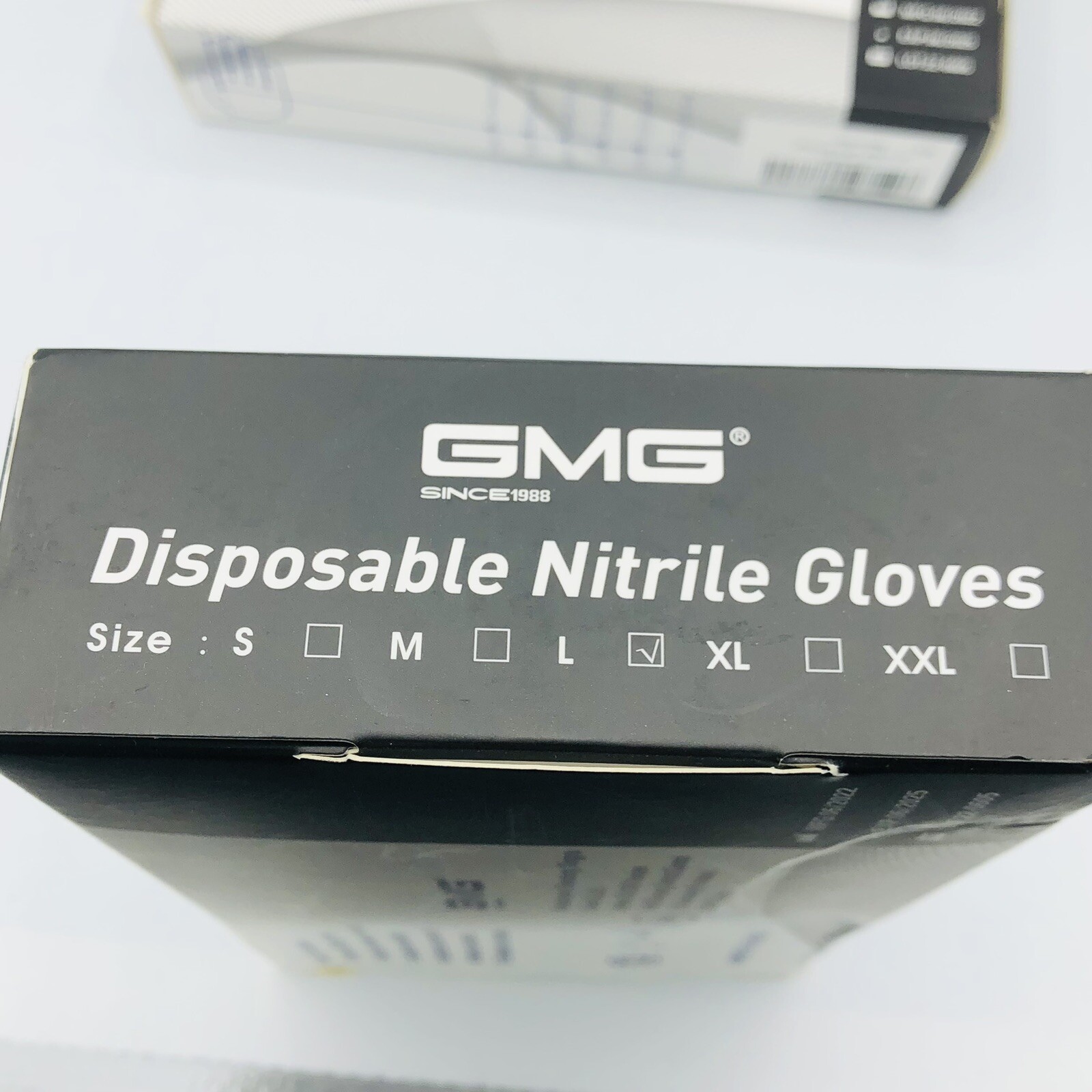 Nitrile Gloves Size Large Black Disposable GMG 2 Boxes of 50 Mechanic