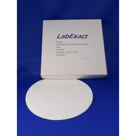 LABEXACT LECFP41-150 CFP41 20um Filter Paper, 15.0cm, PK100