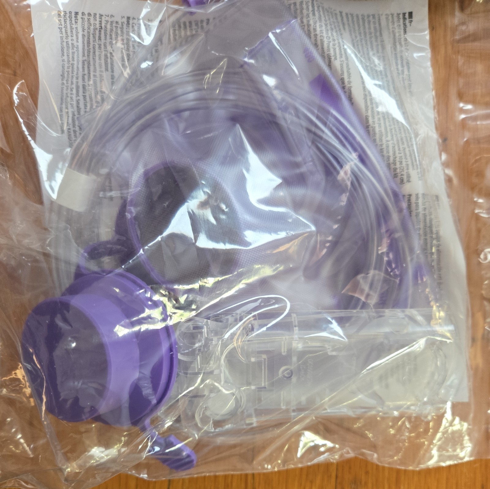 Moog PCK 2002 Backpack For 500ml Feeding Bags With 5 Kangaroo Omni 500ml Bags