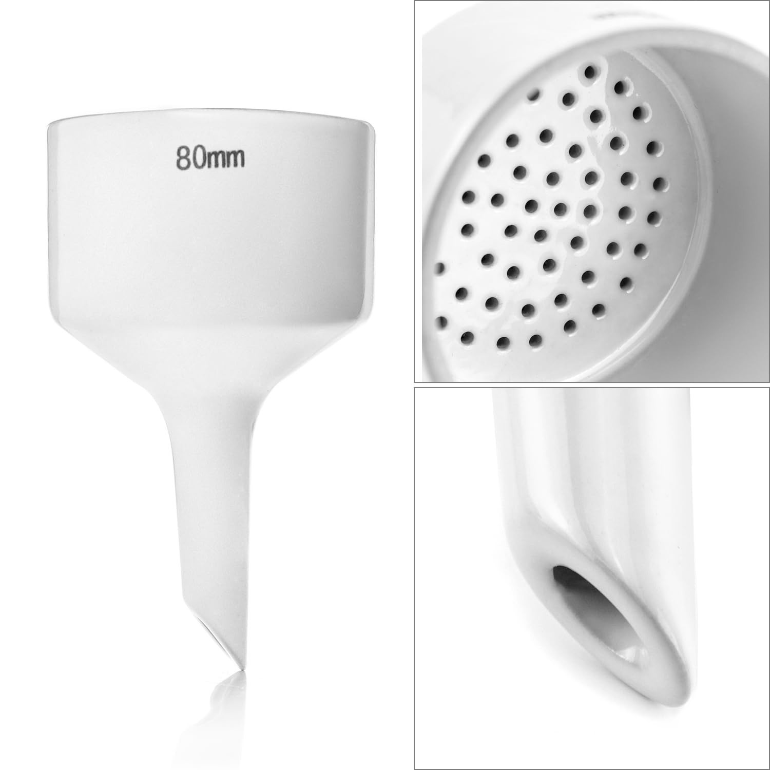 Buchner Funnel Kit 1000ML Borosilicate Glass Filter Flask with Sidearm 80mm