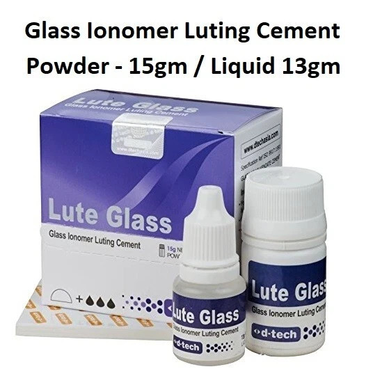 D Tech Dental LUTE GLASS Superior GIC Type 1 Luting Cement