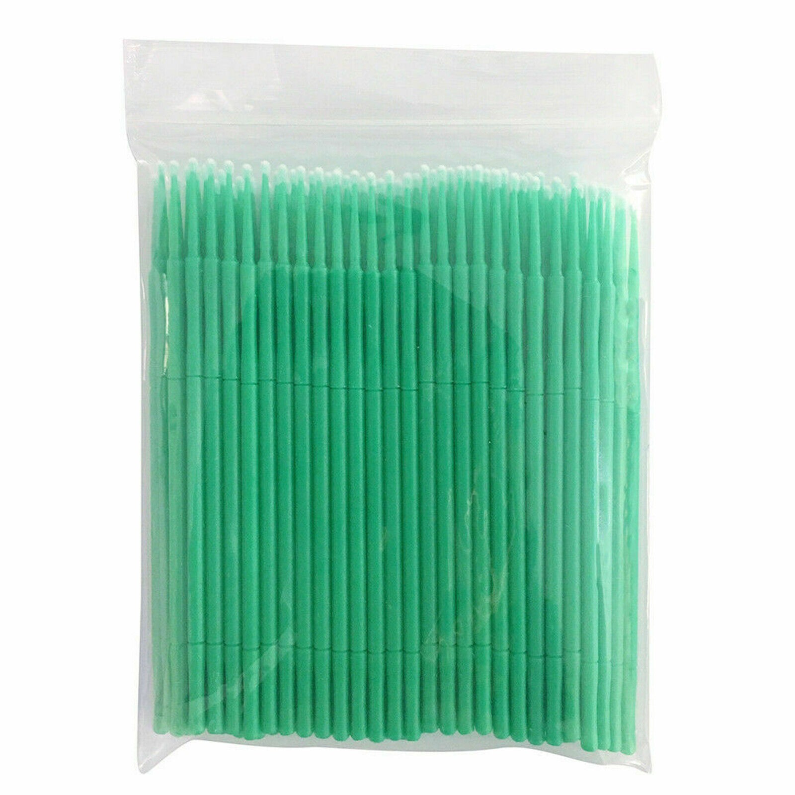 100Pcs Dental Micro Brush Disposable Material Tooth Applicator Medium Fine Green